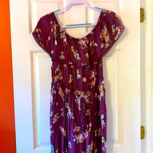 Off the shoulder Capri length romper